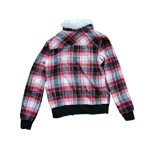 Women's KNOX ROSE Zip Front Sherpa Jacket XS - Picture 2 of 4